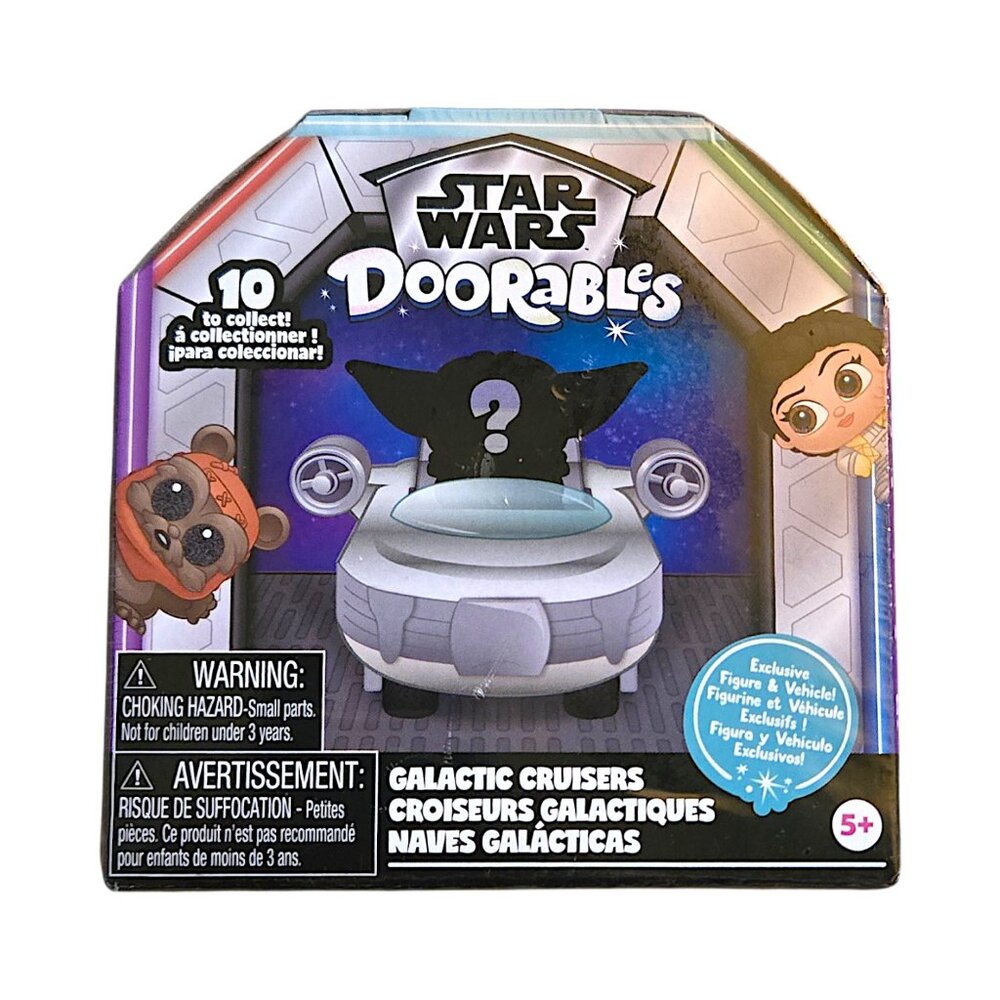 Star Wars Doorables Galactic Cruiser Mystery Mini Figure with Rolling Vehicle